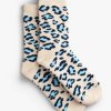 Hot Leon Socks Blue Leopard