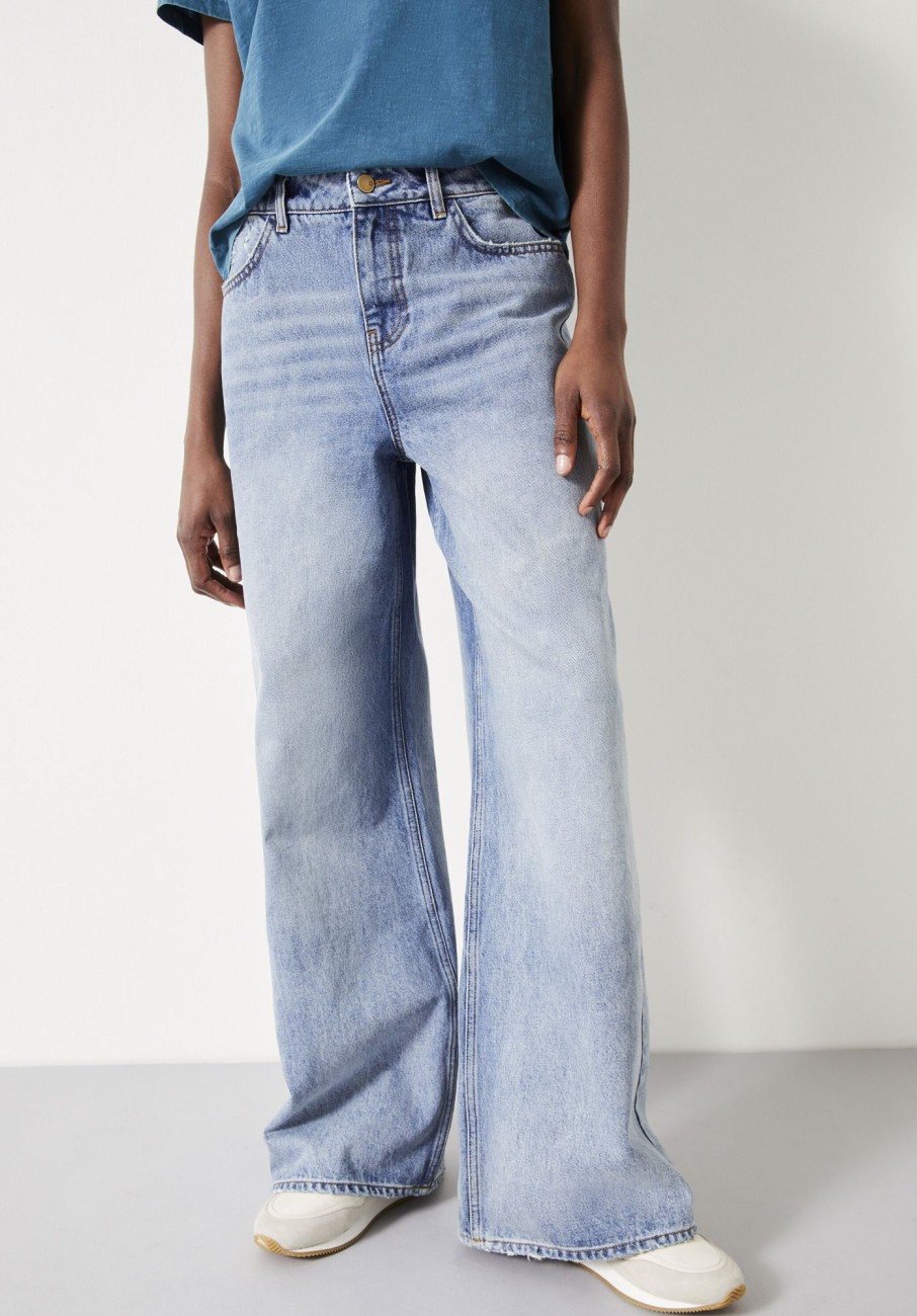 Hot Abi Wide Leg Jeans Mid Authentic