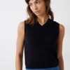 New Bobbie Wool Blend Vest Black