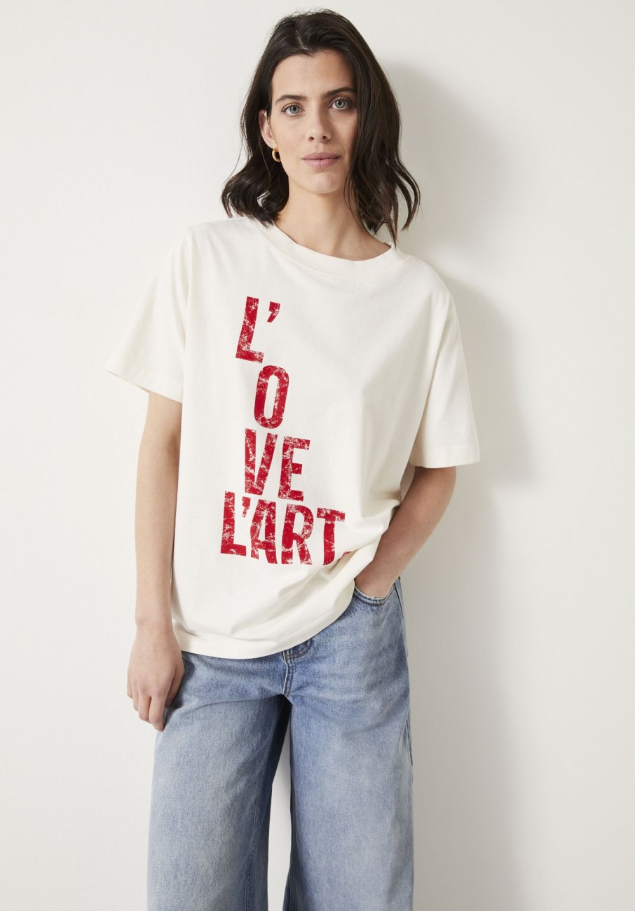 Best L'Ove L'Art T-Shirt Ecru