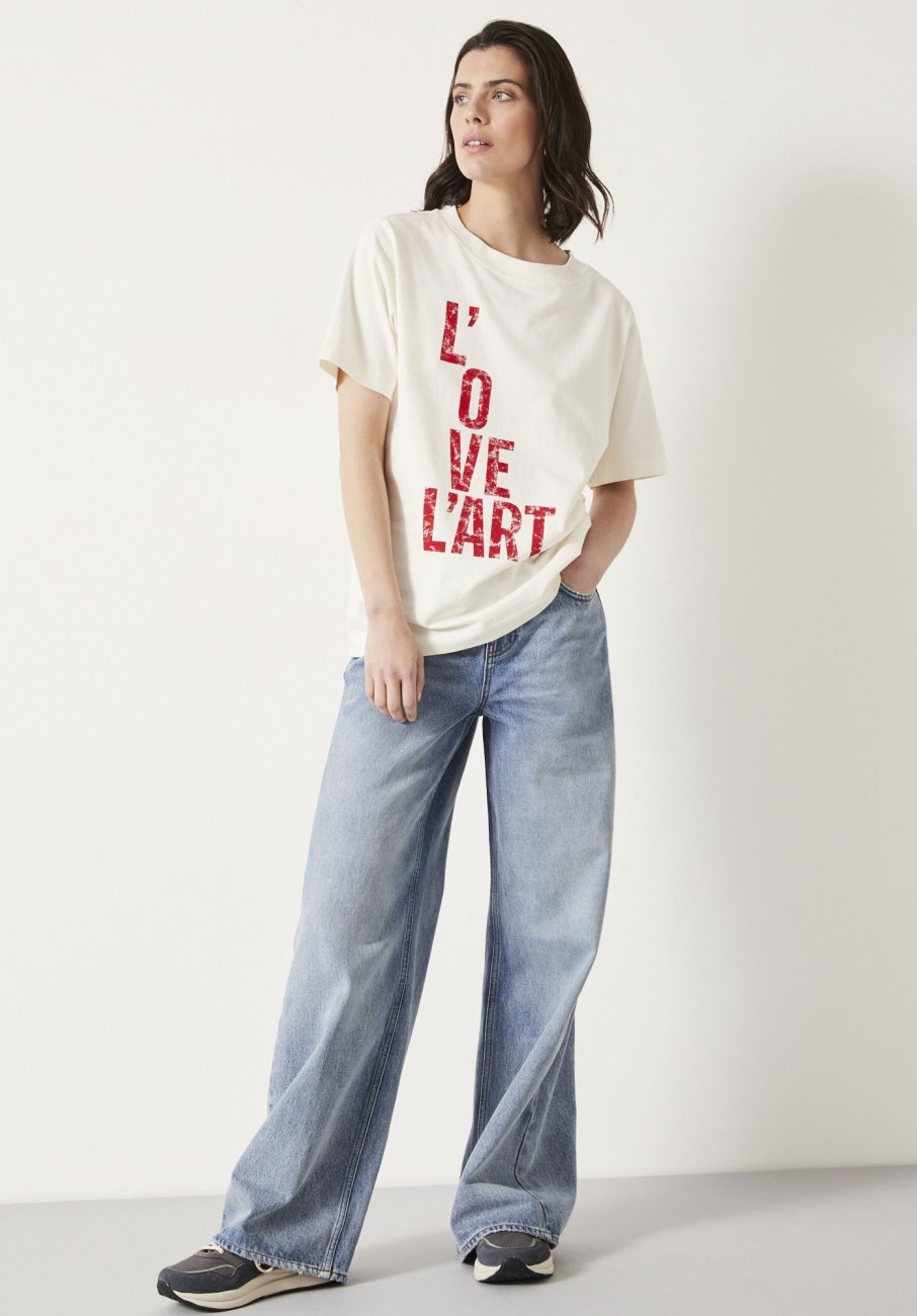 Best L'Ove L'Art T-Shirt Ecru