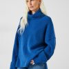 Best Keily Ribbed Roll Neck Wool Blend Jumper Inky Blue