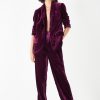 New Marina Velour Blazer Berry