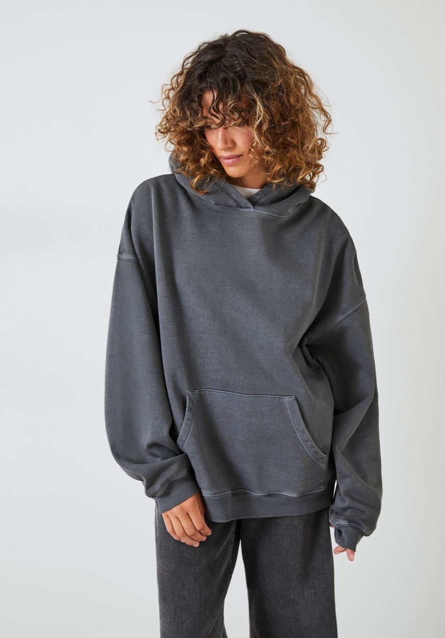 Online Shay Oversized Hoodie Mid Grey