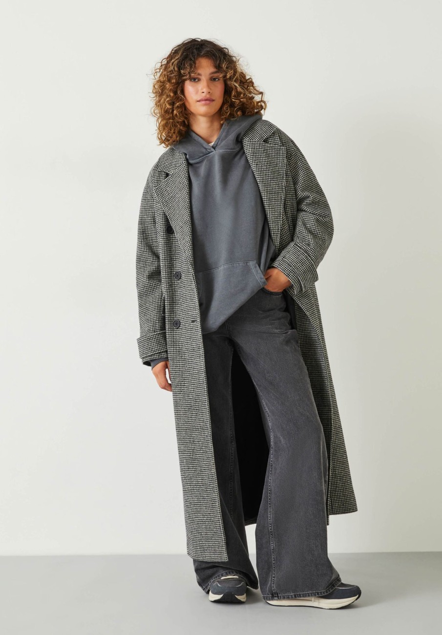 Online Shay Oversized Hoodie Mid Grey