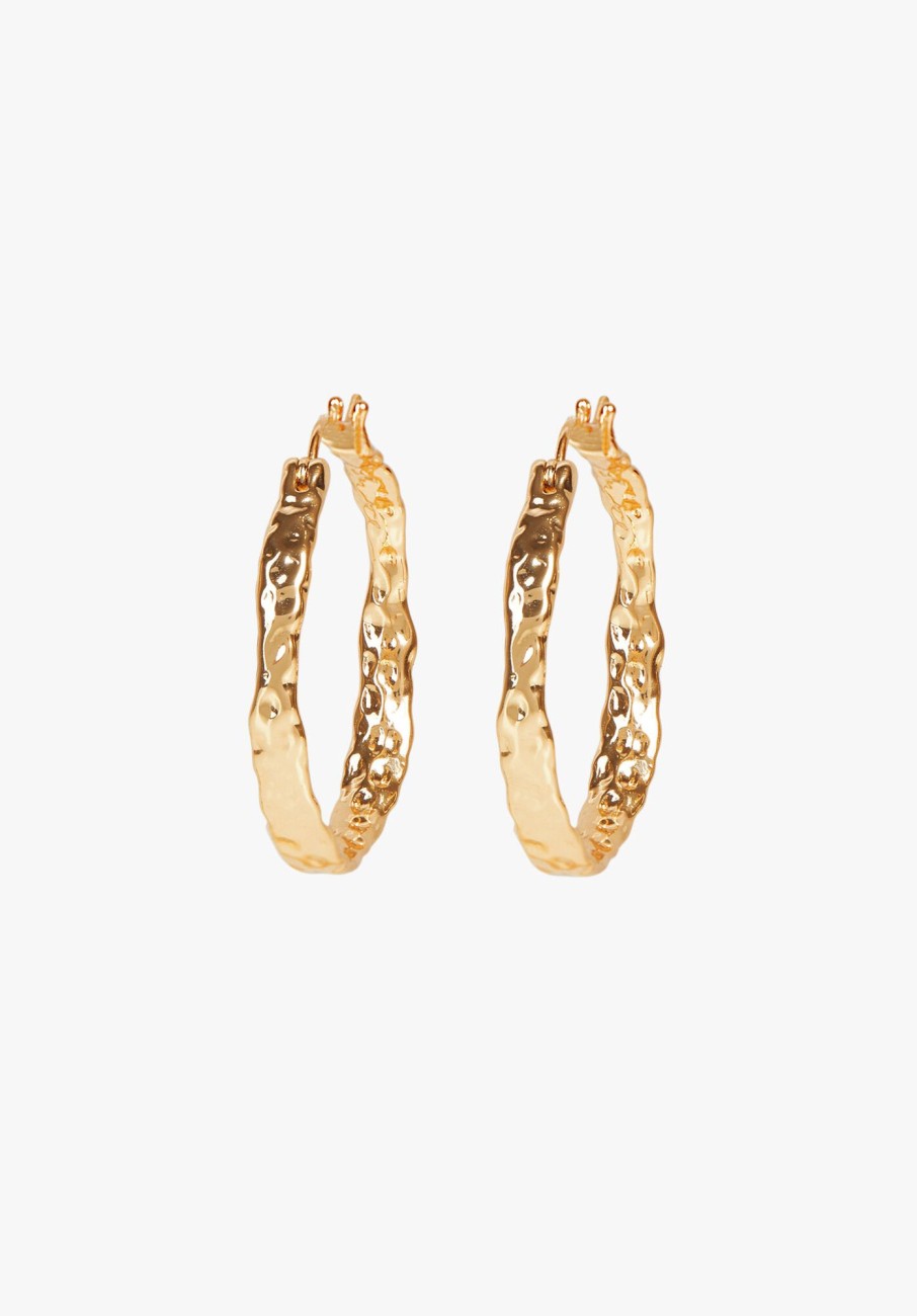 New Seren Hoop Earrings Gold