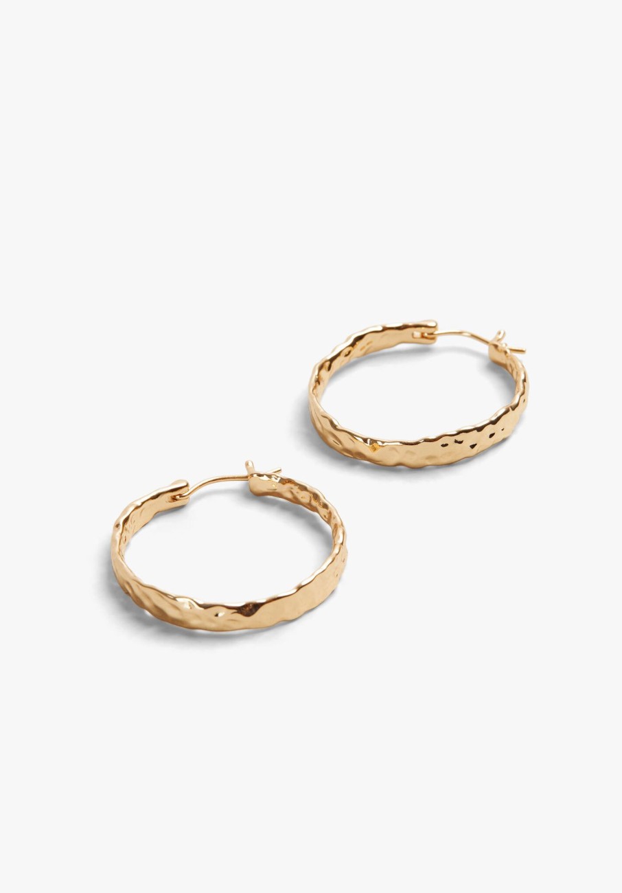 New Seren Hoop Earrings Gold