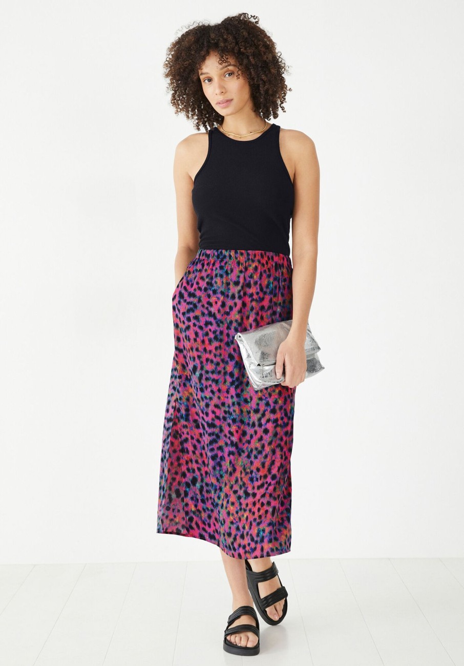 Wholesale Meghan Midi Skirt Ibiza Animal Multi