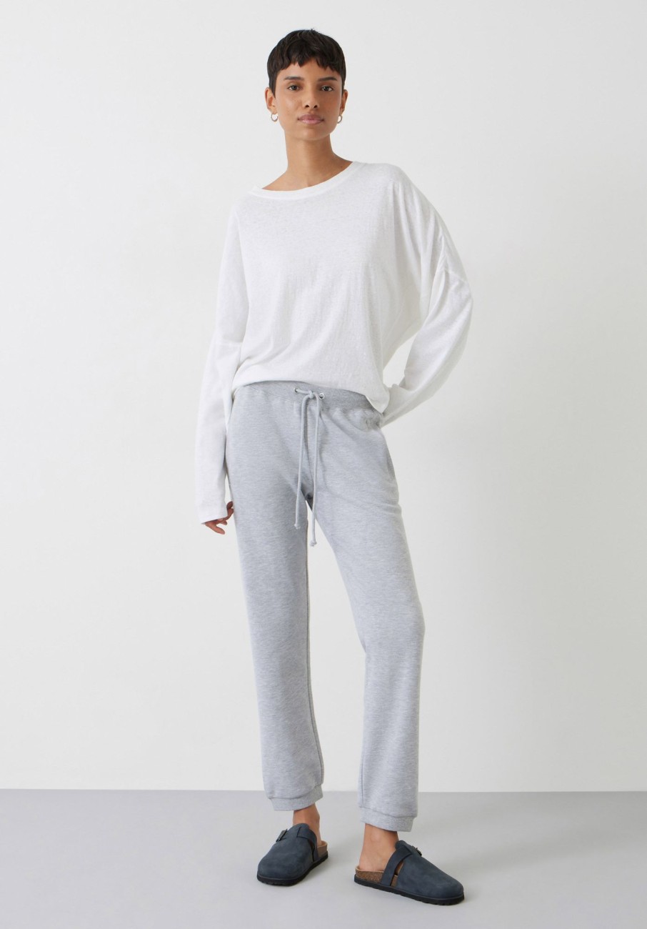 Best Finoula Washed Joggers Grey Marl