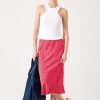 Hot Ayana Knee Length Skirt Mini Mark Red