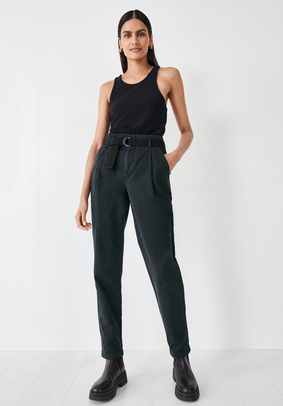 Clearance Sadie Pleat Waist Trousers Black