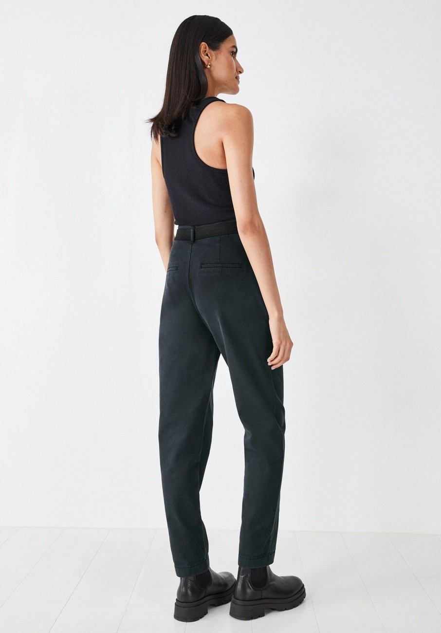 Clearance Sadie Pleat Waist Trousers Black