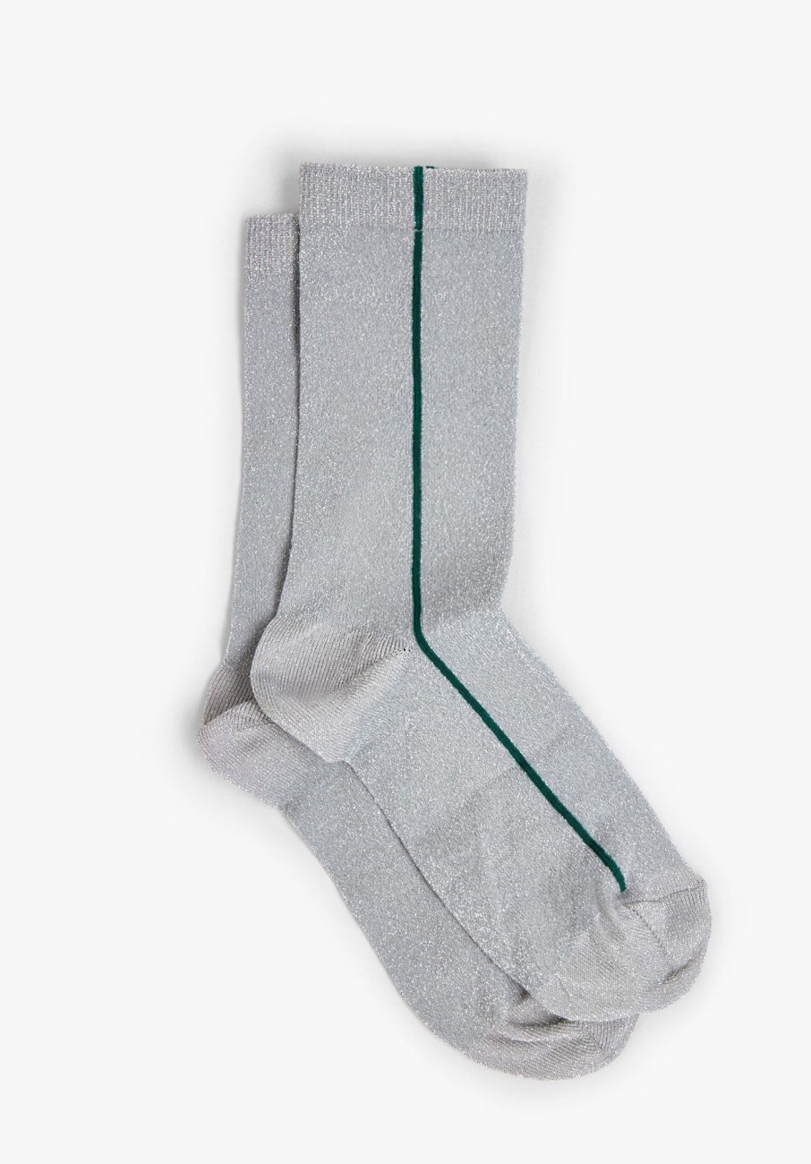 New Cassia Socks Silver