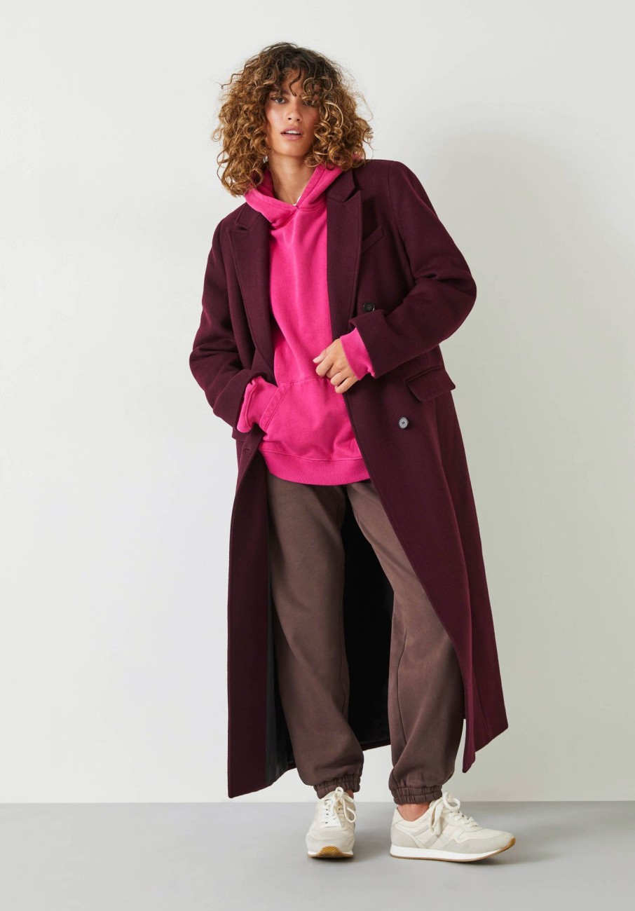 Hot Shay Oversized Hoodie Raspberry Pink