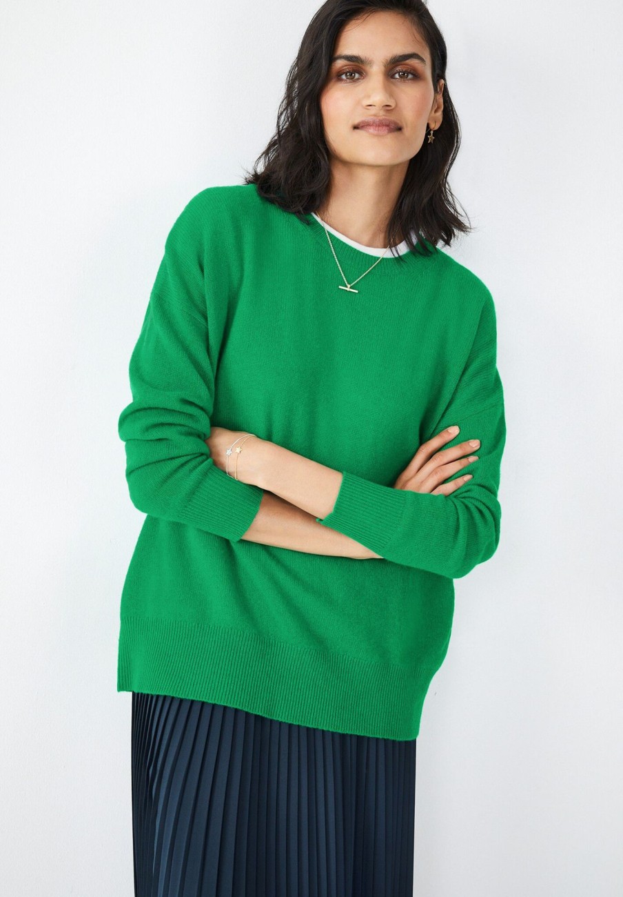 New Tilly Cashmere Jumper Bright Green