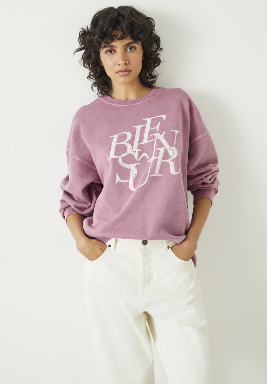 Best Bien Sur Relaxed Sweatshirt Berry Haze