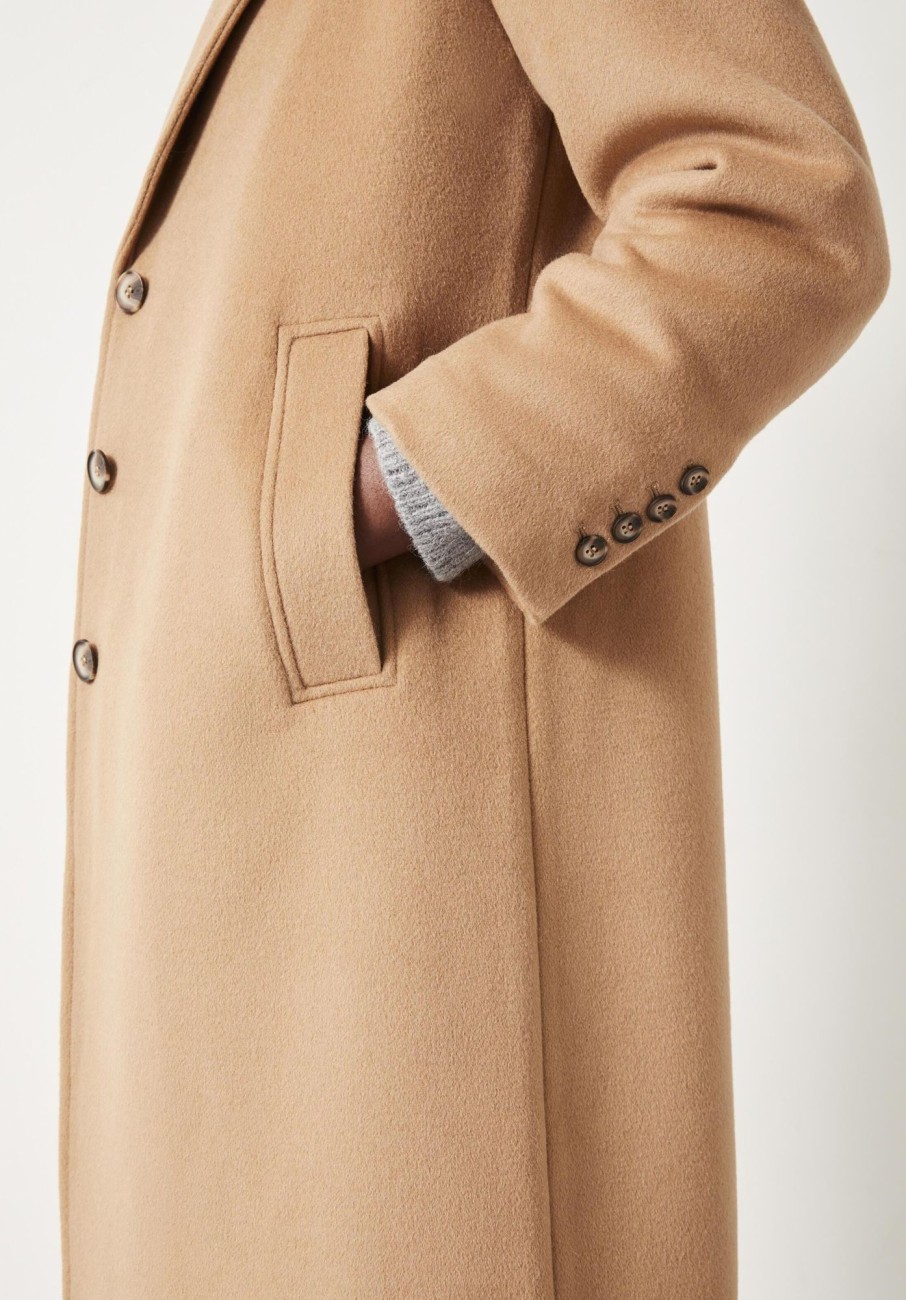 Best Mena Relaxed Wool Coat Camel