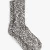 New Cali Cotton Twist Socks Charcoal Twist