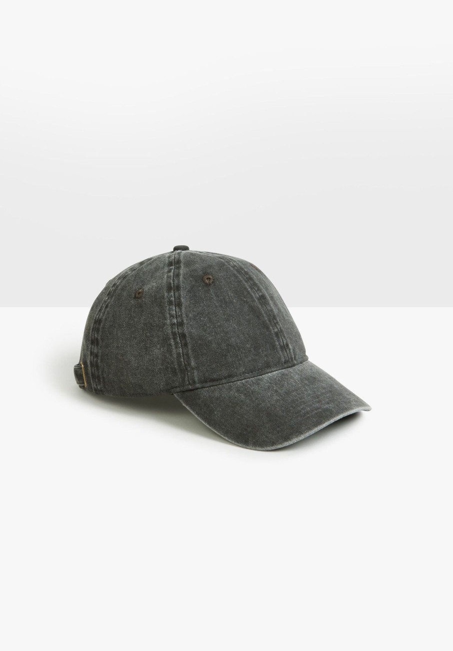 New Polly Baseball Cap Washed Black