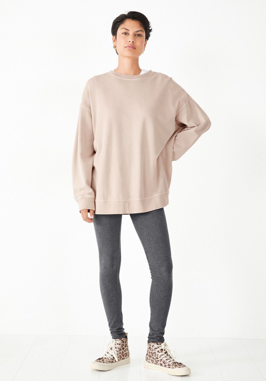 Online Mia Oversized Sweatshirt Mushroom Grey