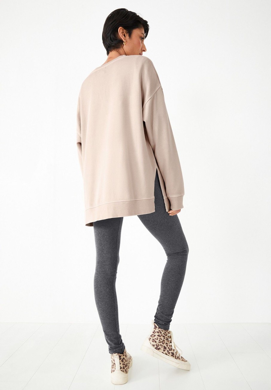 Online Mia Oversized Sweatshirt Mushroom Grey