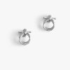 Online Talia T-Bar Drop Earrings Silver