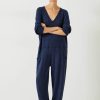 Hot Elle Supersoft V-Neck Onesie Midnight Navy