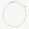 New Lyra Mini Disc Choker Gold