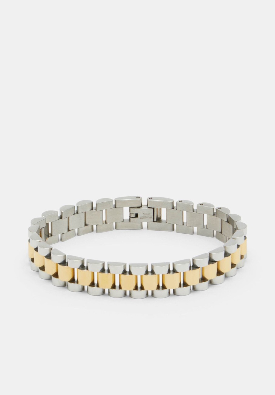 Best Luv Aj Timepiece Bracelet Gold-Silver