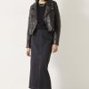 Clearance Rachel Denim Maxi Skirt Washed Black