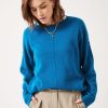 Wholesale Saphira Cashmere Jumper Ocean Blue