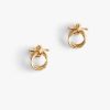 Wholesale Talia T-Bar Drop Earrings Gold