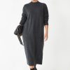 Best Kara Wool Jumper Dress Charcoal Marl