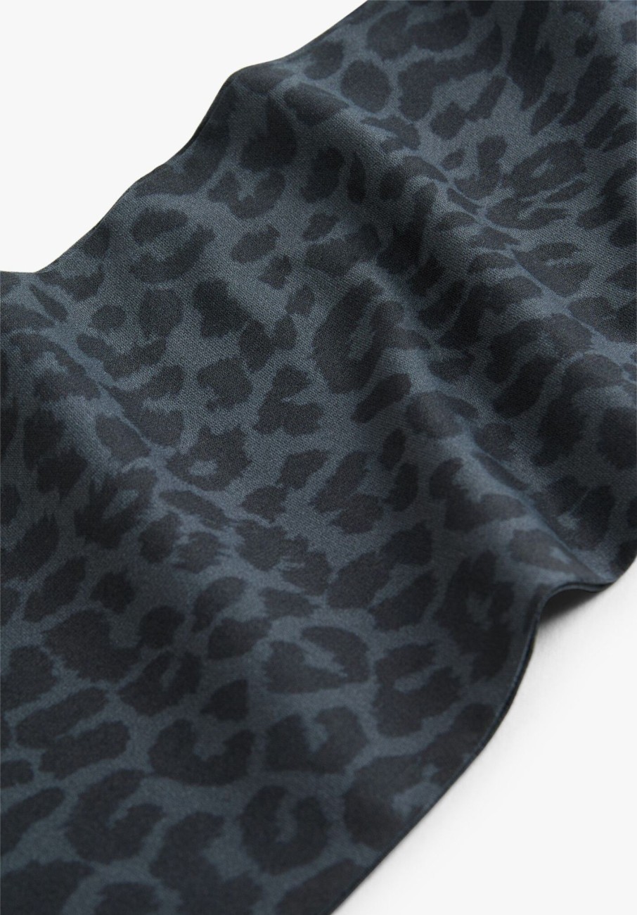 New Sneaky Fox Leopard Tights Anthracite Blue