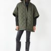 Best Courtney Quilted Cape Khaki