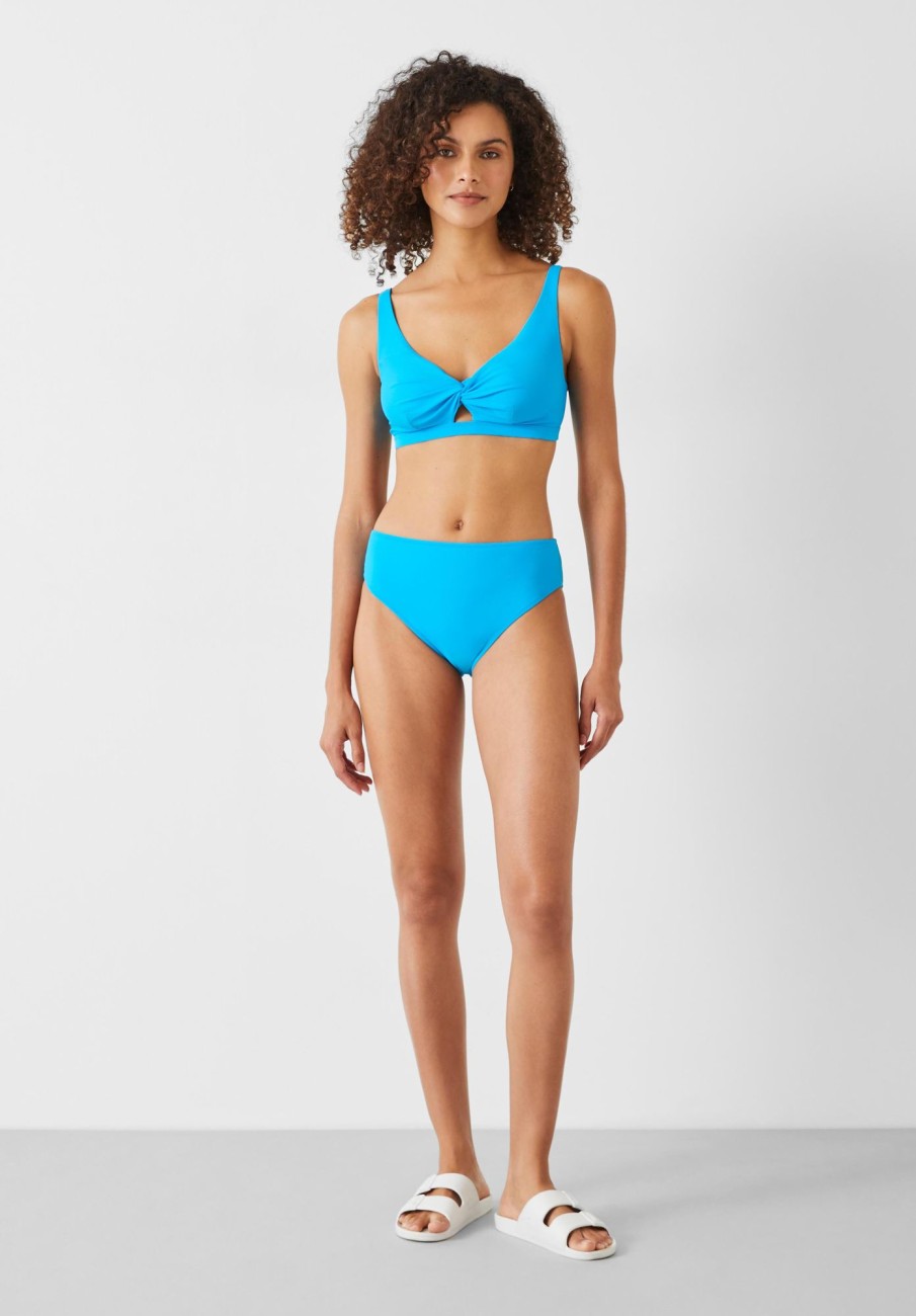 Hot Sabrina Twist Bikini Bottoms Turchese