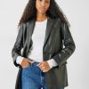 Best Leather Blazer Black