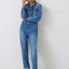 Wholesale Celia Denim Boilersuit Light Blue Wash