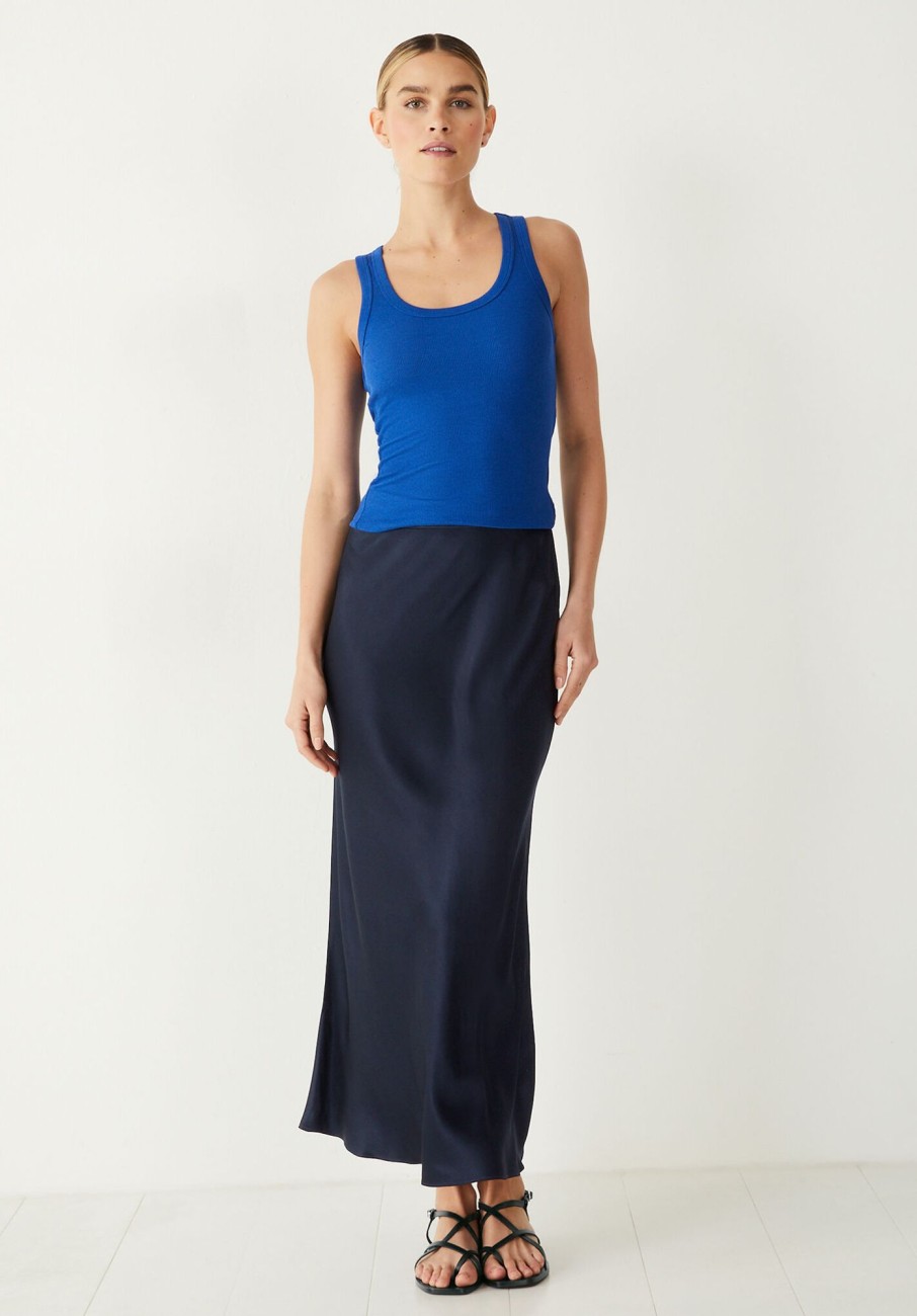 Wholesale Simone Slinky Skirt Midnight Navy