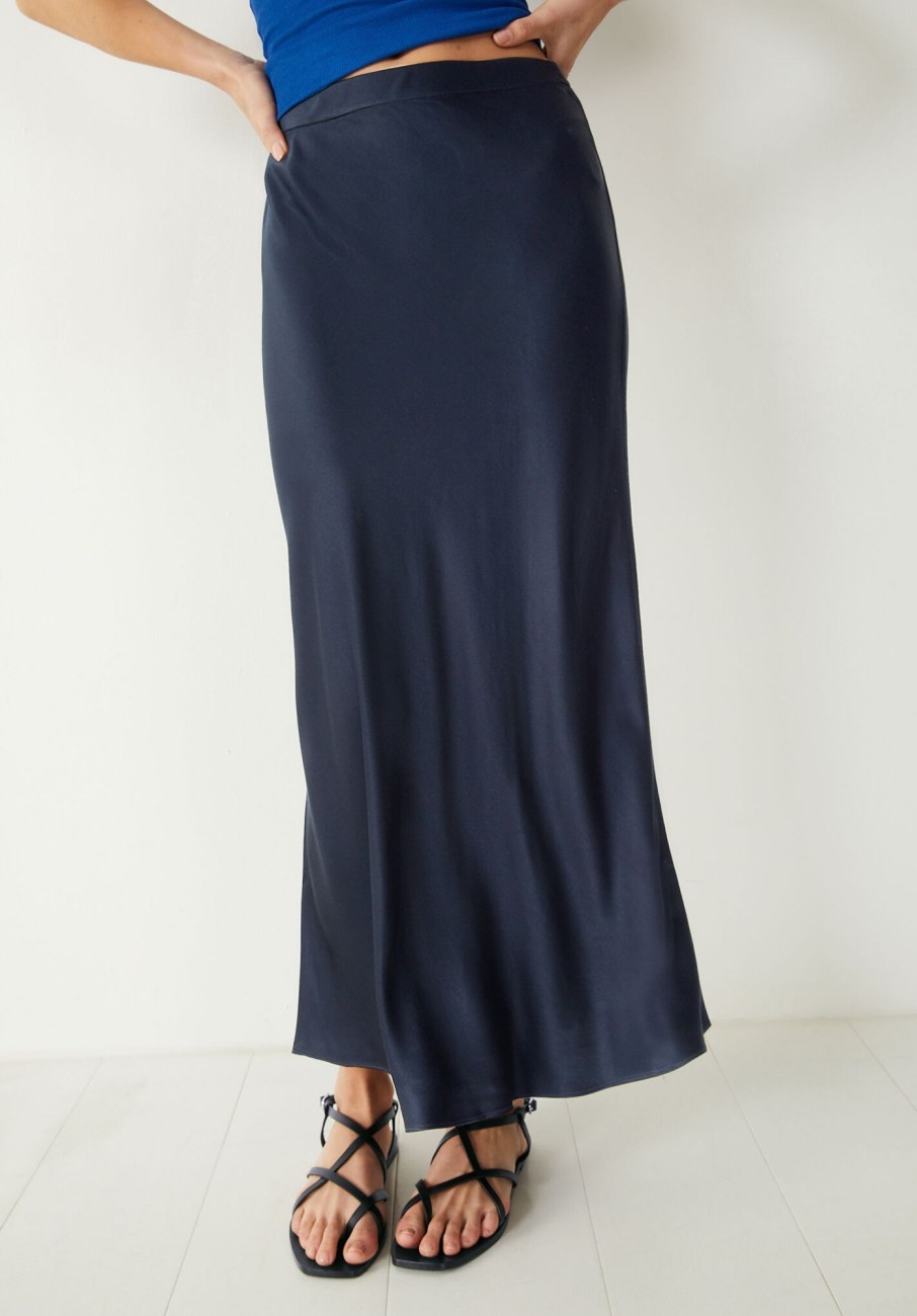 Wholesale Simone Slinky Skirt Midnight Navy