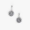 Hot Lea Drop Earrings Silver