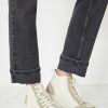 New Auden Leather Hi Top Trainers White