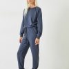 Best Joelle Crew Jersey Pyjamas Washed Blue