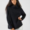 Hot Meryl Ribbed Roll Neck Jumper Black