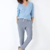 Best Gem V-Neck Cashmere Jumper SmoBest Blue