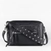 Hot Angelina Leather Bag Black