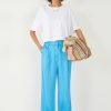 Best Hayley Satin Trousers Bright Blue