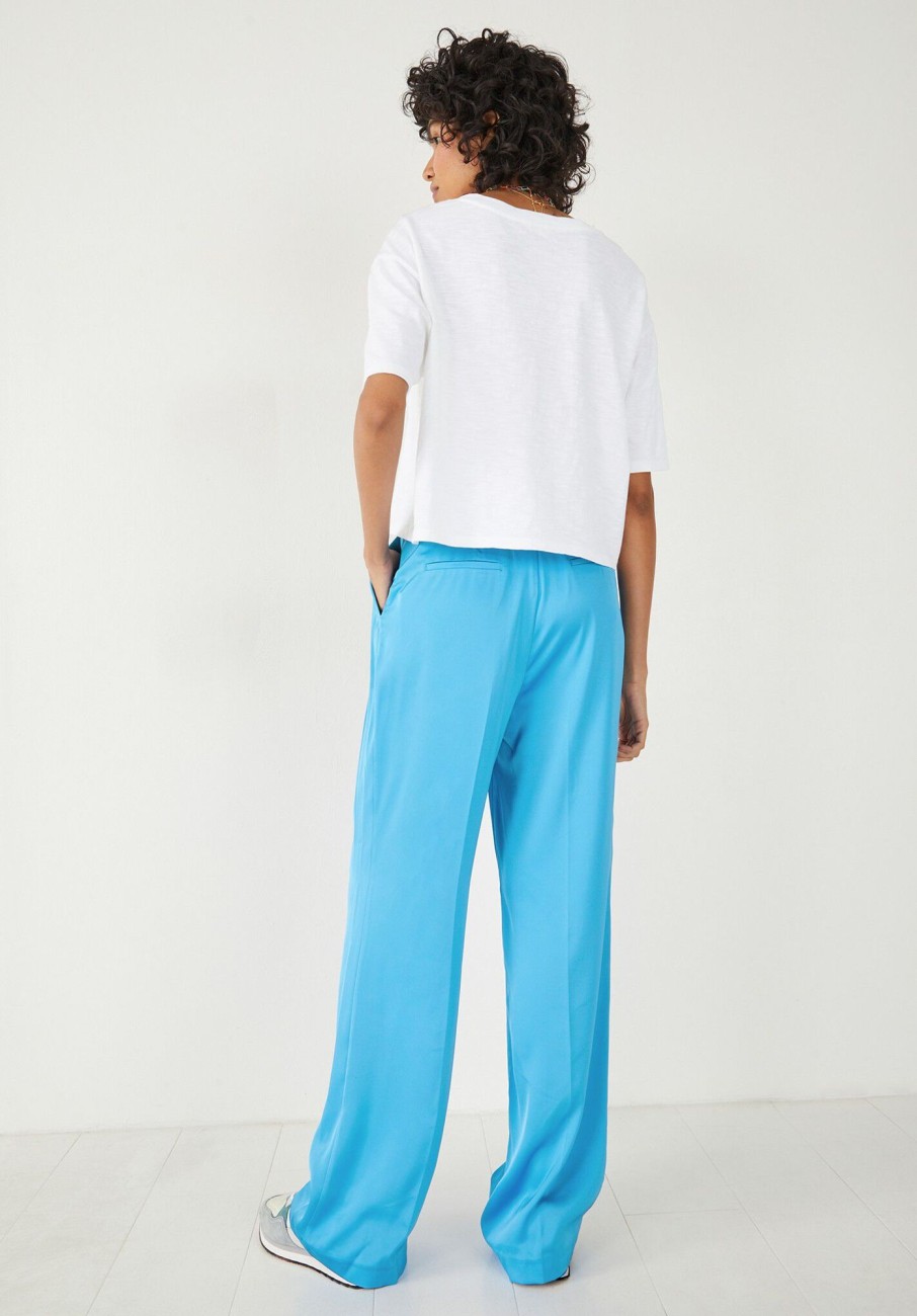 Best Hayley Satin Trousers Bright Blue