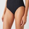 Online Heather High Waisted Bikini Bottoms Black