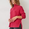 Wholesale Lacy Seam Detail Jumper Cerise Pink